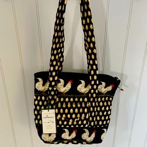 Vera Bradley Retired Rooster and Egg Purse